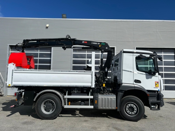 Grue HIAB 118 ES2 HIDUO et Bibenne