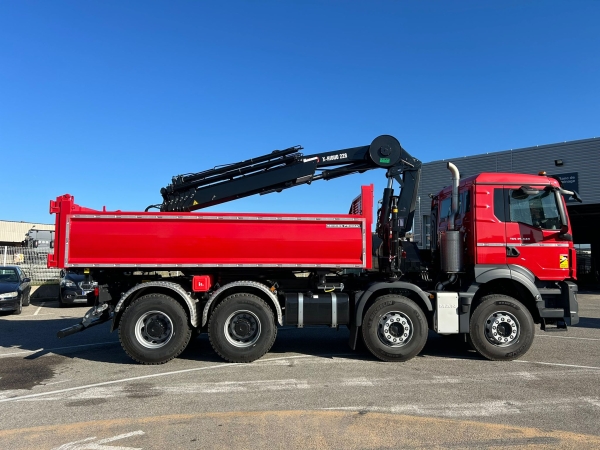 Grue HIAB 228 ES5 HIDUO et Bibenne