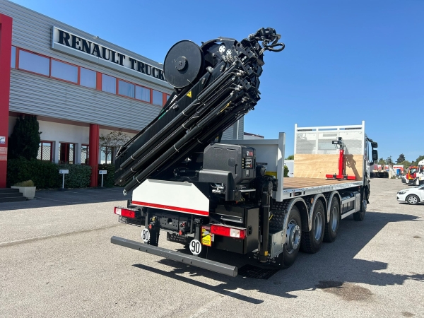 Grue HIAB 298 E7 HIDUO et Plateau